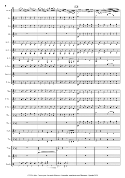 L'Ami Bémol - Badinerie for Solo Eb Clarinet and Wind Band image number null
