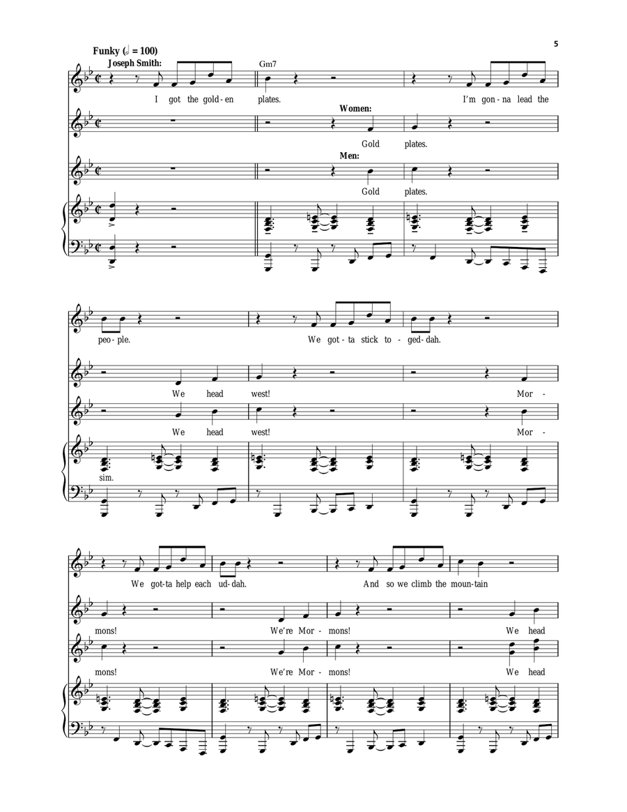Joseph Smith American Moses Voice scores gallery preview page 5