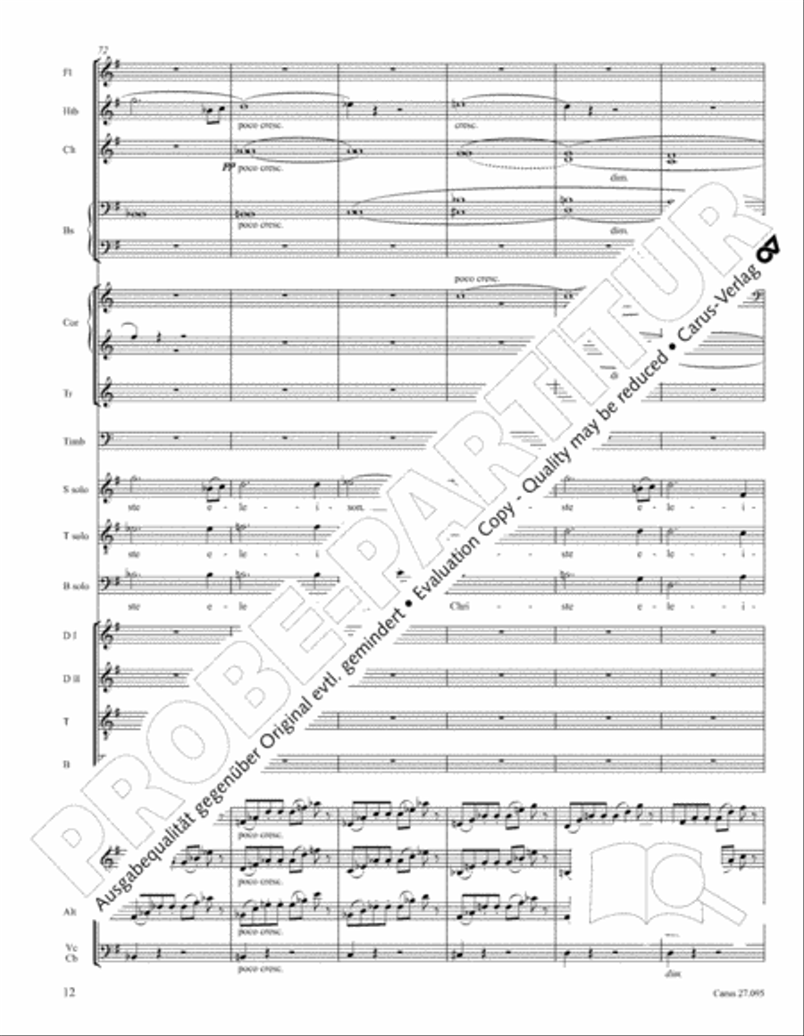 Messe solennelle de sainte Cecile STB scores gallery preview page 25