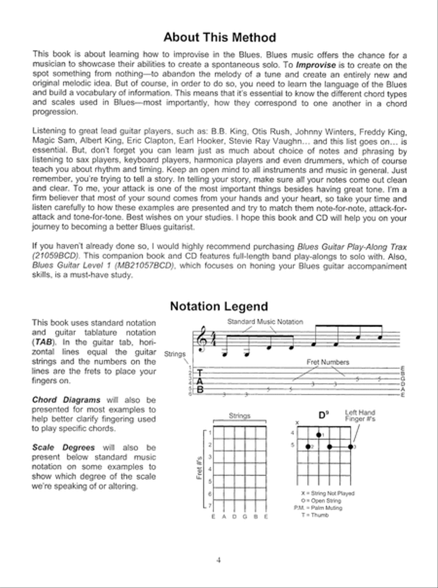 Blues Guitar Method, Level 2 Electric Guitar scores gallery preview page 5