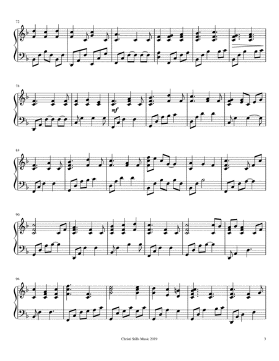 Blessed Assurance (Piano Solo) Piano Solo scores gallery preview page 3