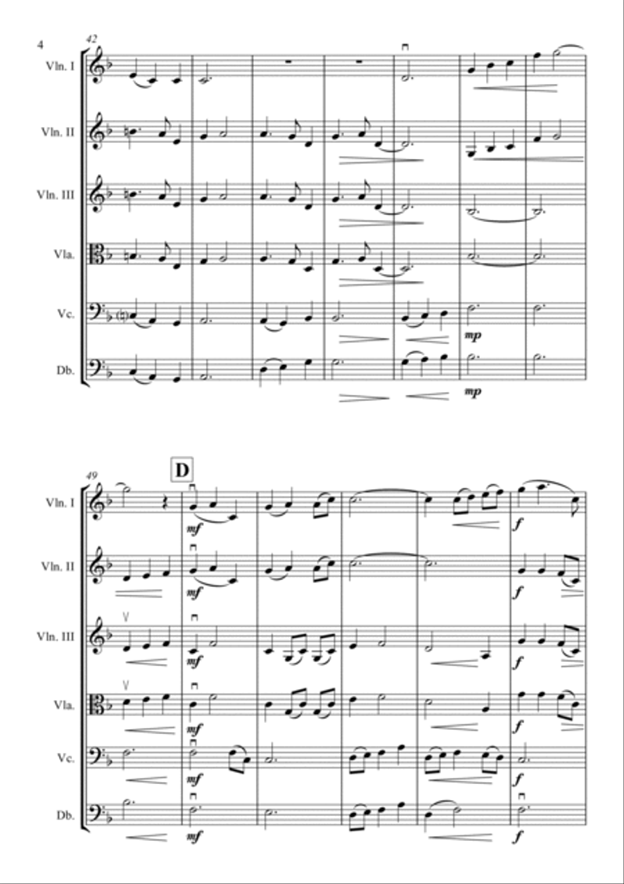 Ever After Main Title Cello scores gallery preview page 4