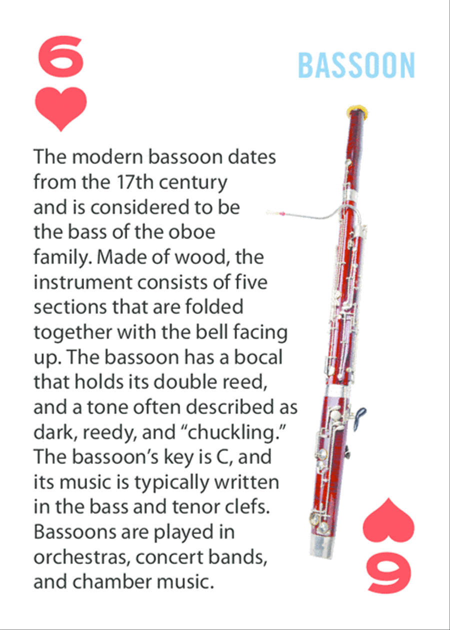 Alfred's Music Playing Cards -- Instruments Classroom Materials scores gallery preview page 4