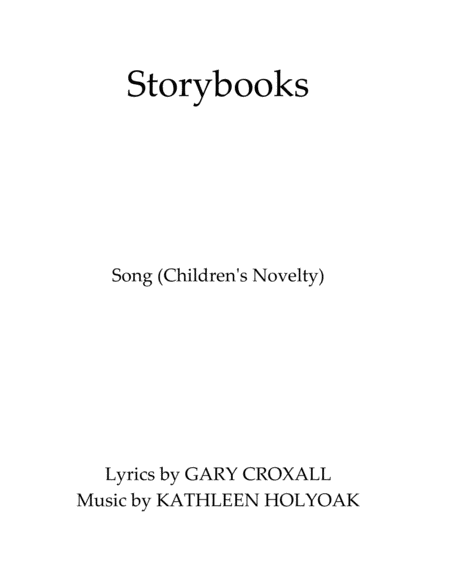 Storybooks (Child vocal) by Kathleen Holyoak image number null