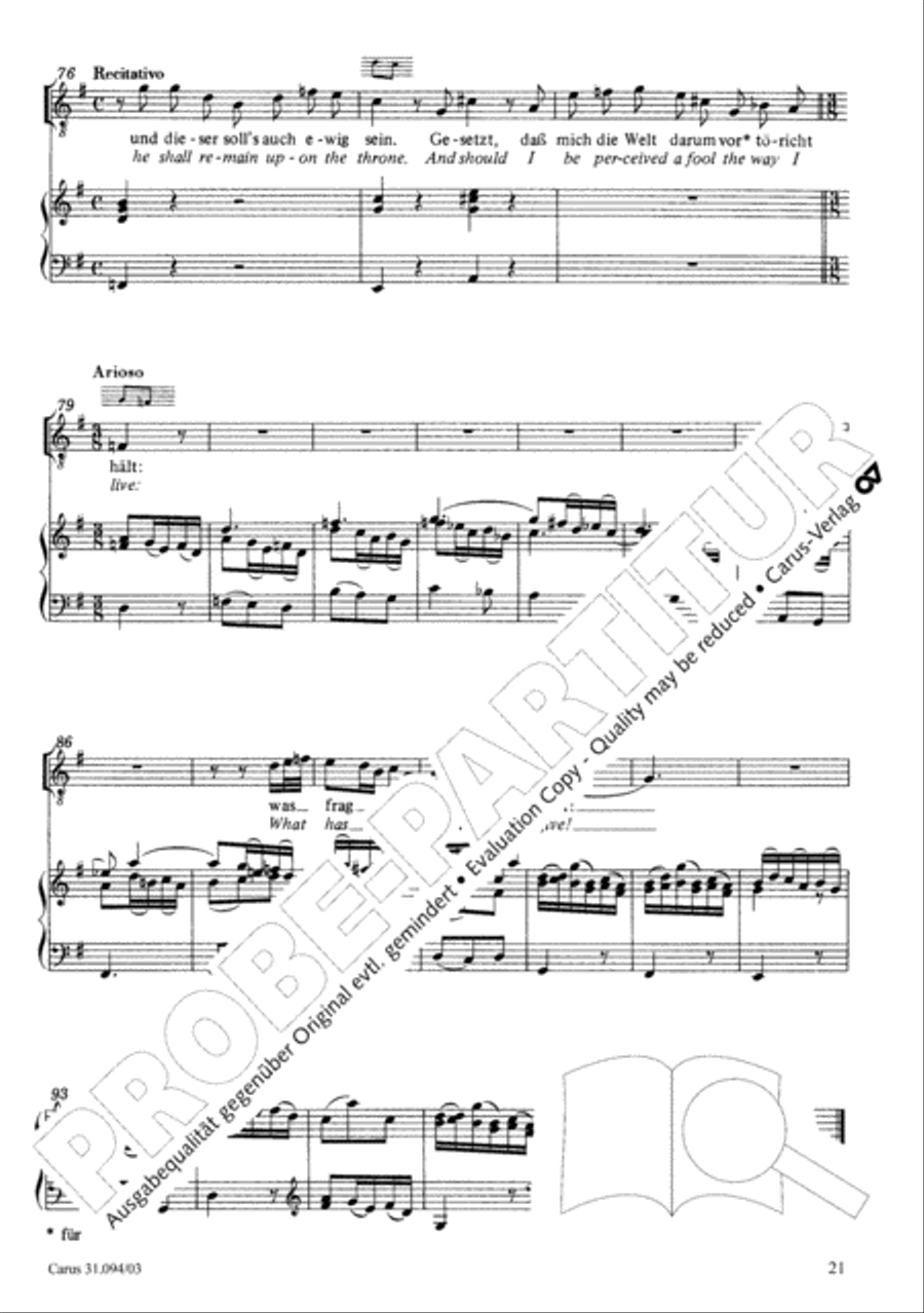 What has this world to give (Was frag ich nach der Welt) 4-Part scores gallery preview page 22