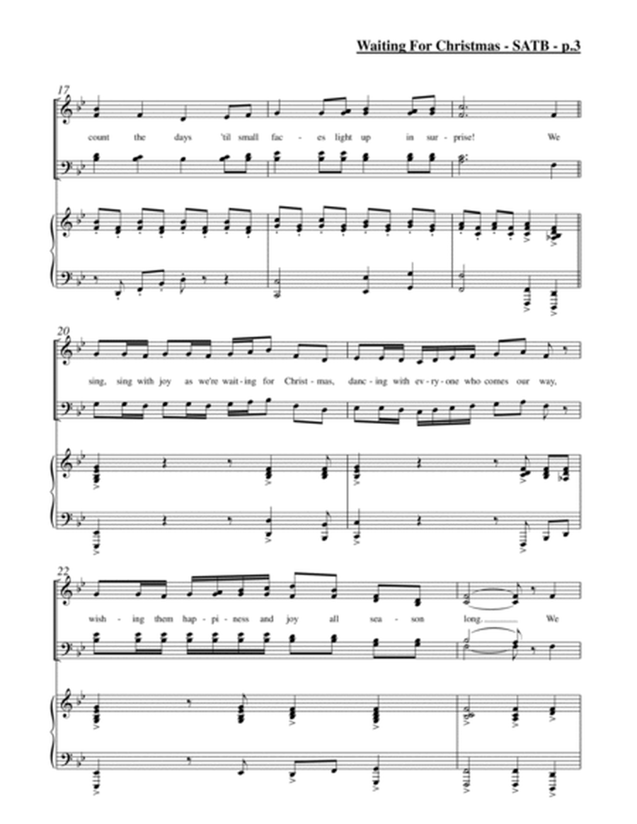 Waiting For Christmas (SATB) image number null