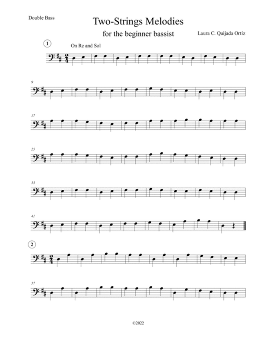 Two-Strings Melodies for the beginner bassist.