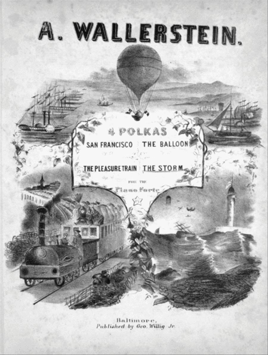 Four Polkas. The Storm, Op.49b Piano Solo scores gallery preview page 1