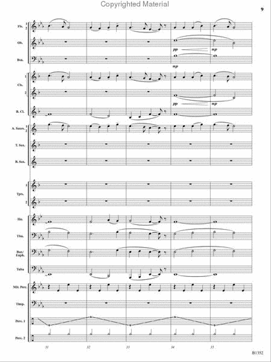 A Christmas Montage Concert Band scores gallery preview page 8