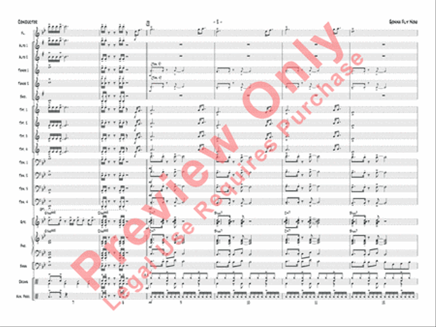 Gonna Fly Now Gonna Fly Now Jazz Ensemble scores gallery preview page 5