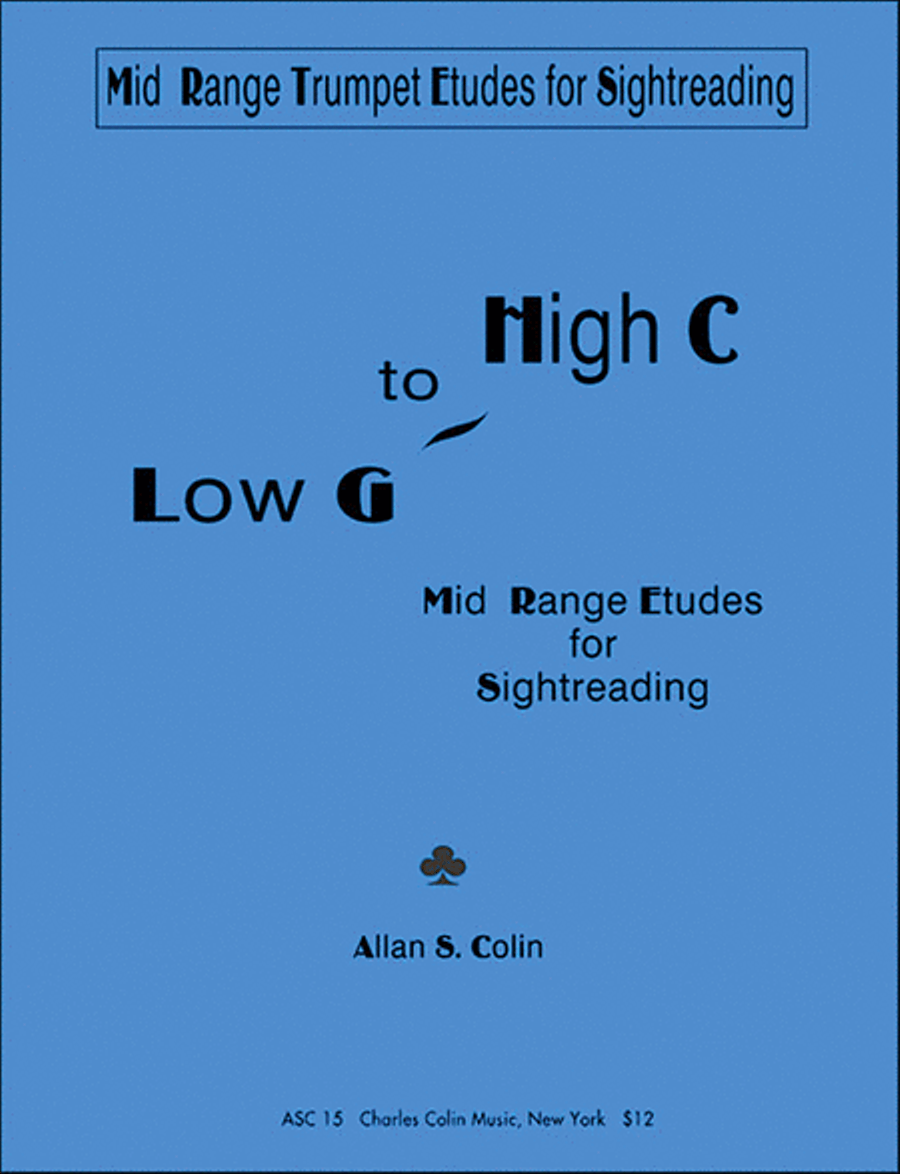 Mid Range Etudes for Sightreading