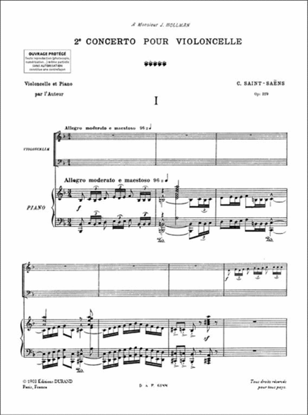 Deuxieme Concerto opus 119