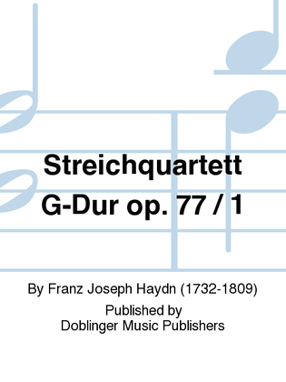 Streichquartett G-Dur op. 77 / 1