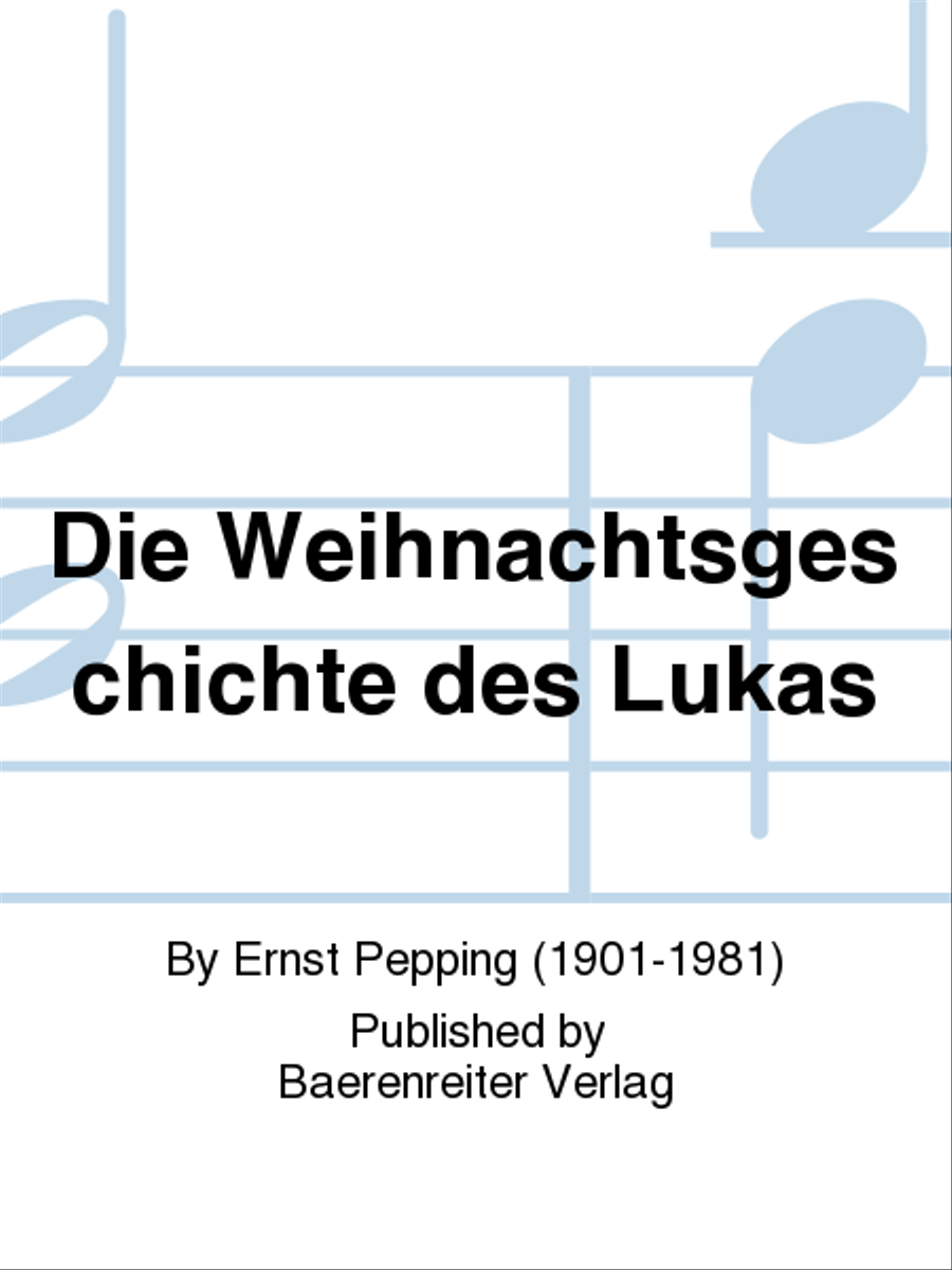 Die Weihnachtsgeschichte des Lukas 4-Part scores gallery preview page 1