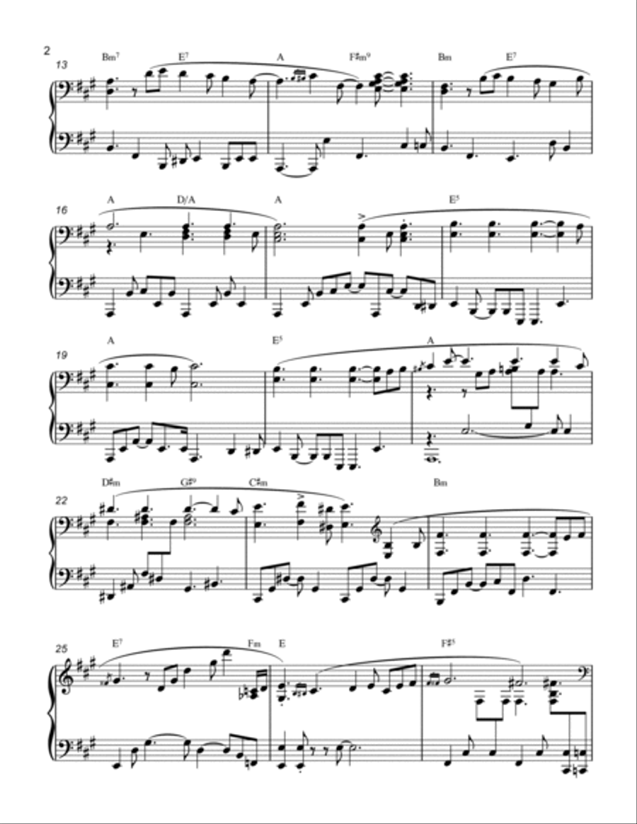 Put Your Head On My Shoulder Piano Solo scores gallery preview page 2
