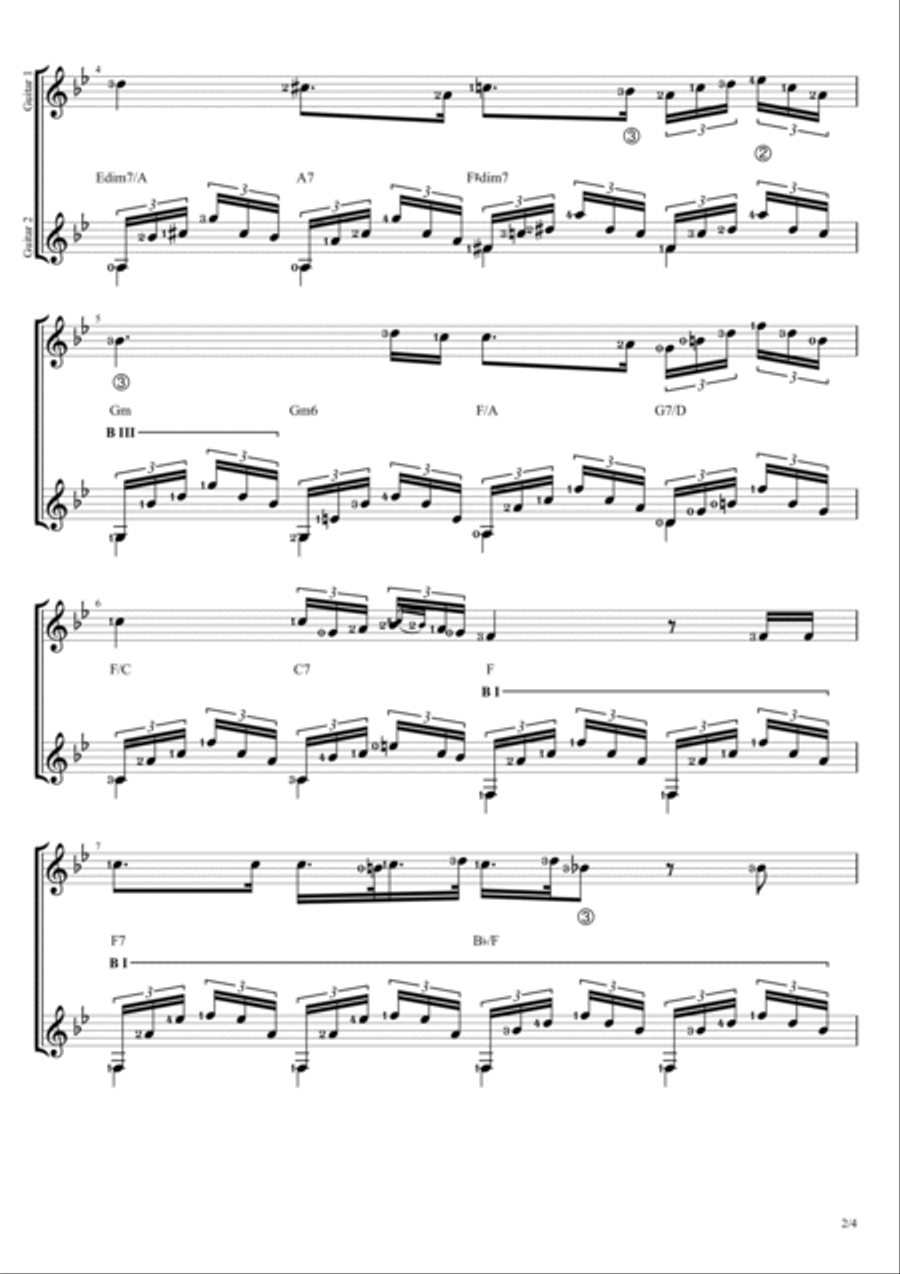 Ave Maria by Farnz Schubert Acoustic Guitar scores gallery preview page 2