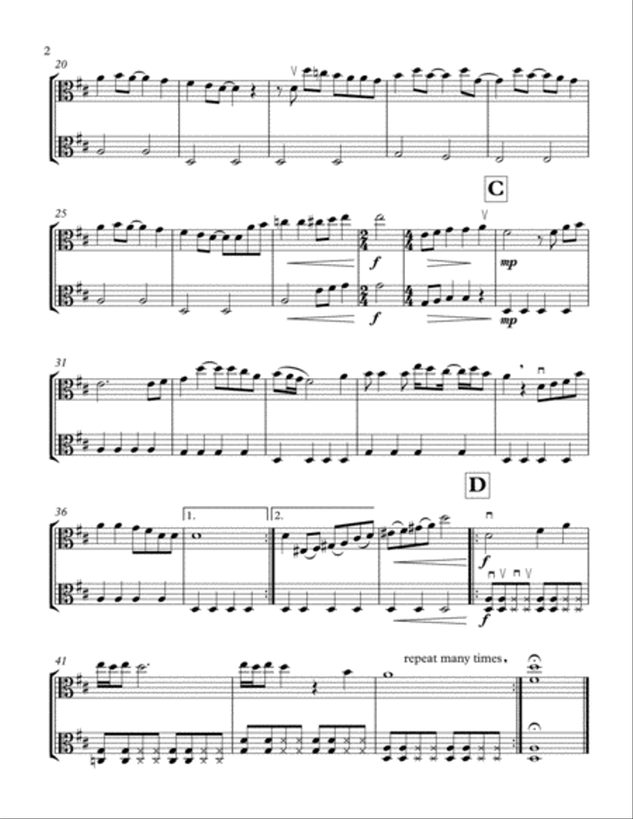 Hey Jude Hey Jude String Duet scores gallery preview page 3