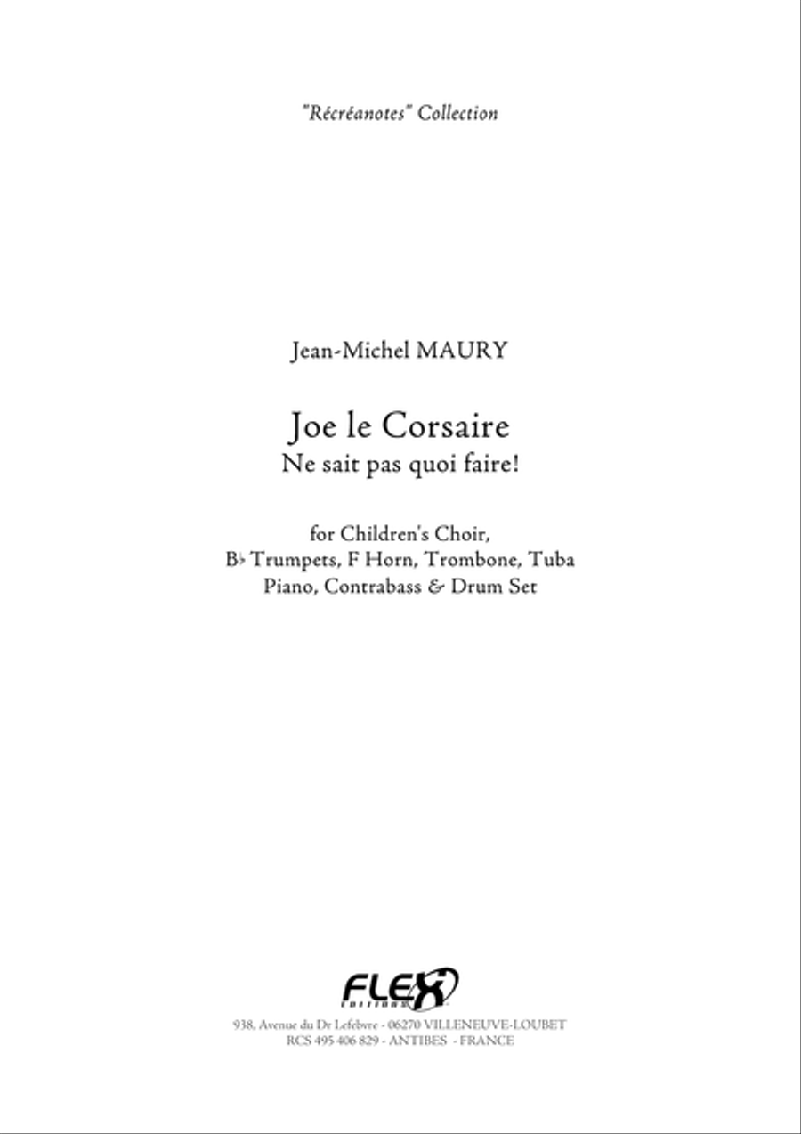 Joe le Corsaire Children's Choir scores gallery preview page 1