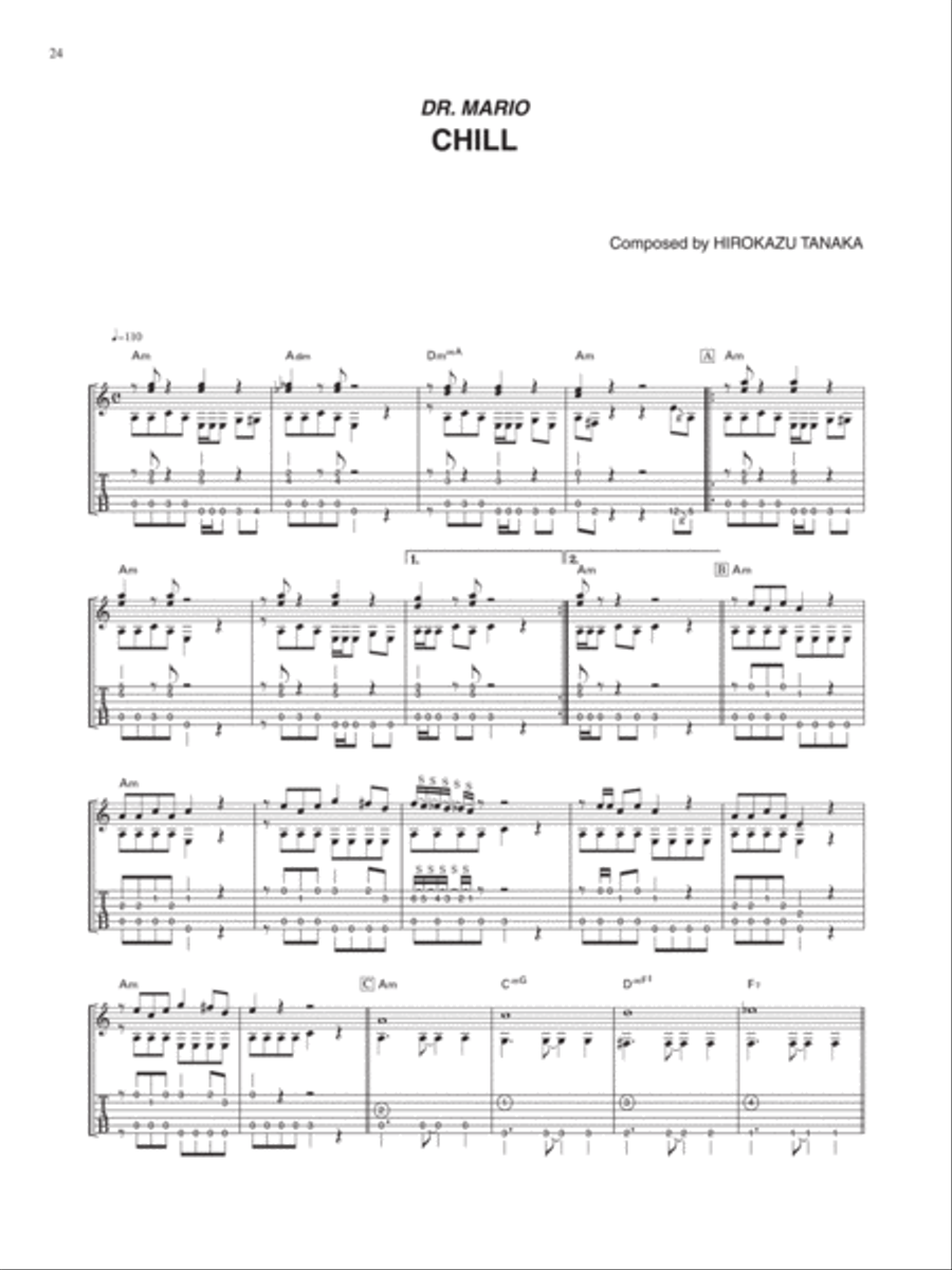 Dr. Mario Chill Electric Guitar scores gallery preview page 1