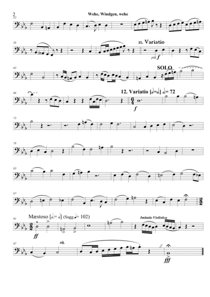 Samuel Scheidt: Blow, Winds, Blow! (Wehe, Windgen, Wehe) for Tuba Quintet (2 Euphoniums, 3 Tubas) image number null