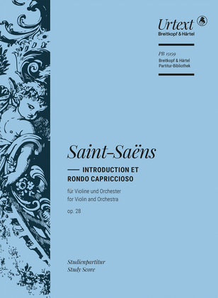 Book cover for Introduction et Rondo capriccioso op. 28