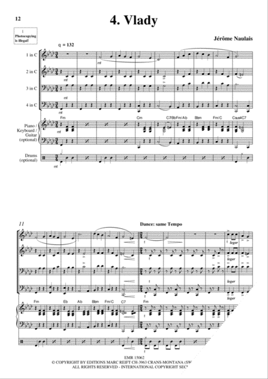 Brass Quartets Vol. 5 Brass Ensemble scores gallery preview page 6