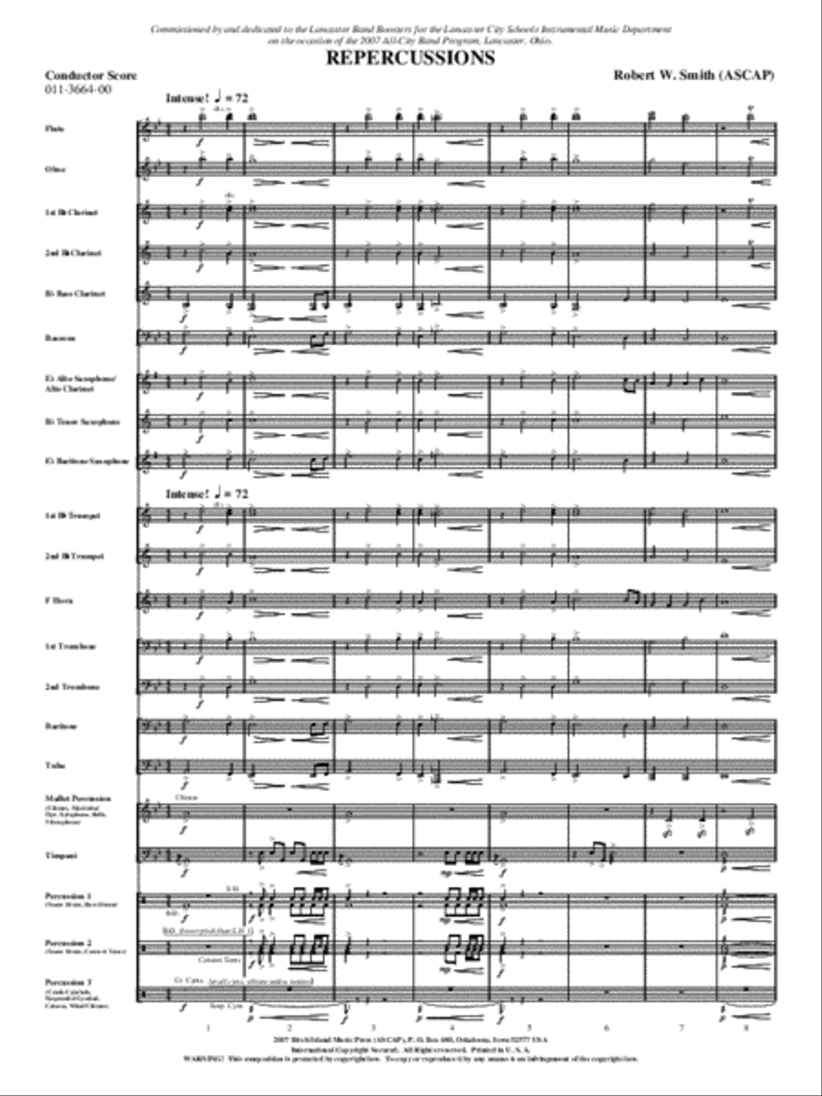 Repercussions Concert Band scores gallery preview page 2