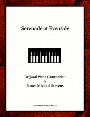 Book cover for Serenade at Eventide (Romantic Piano)