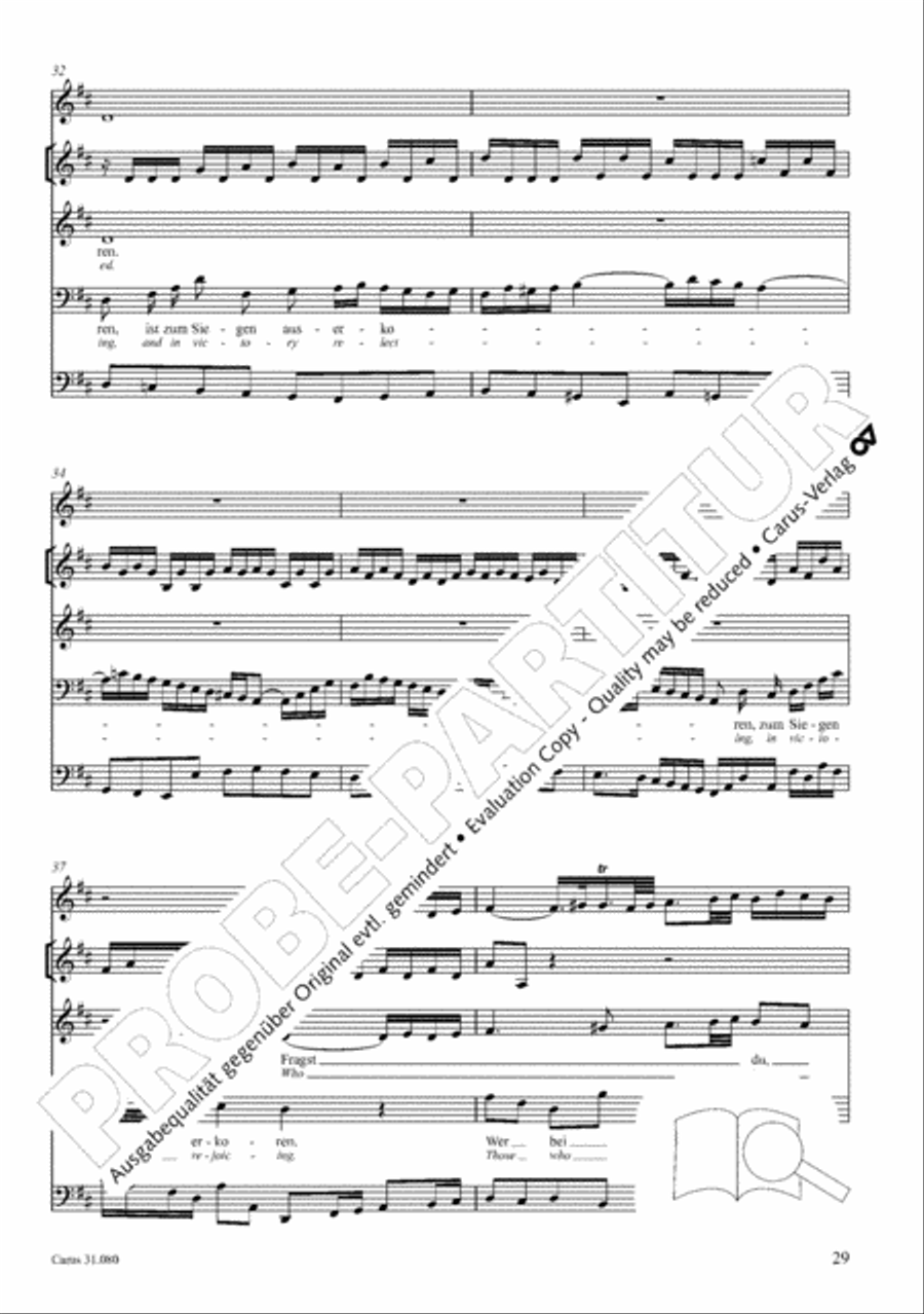 A mighty fortress is our God (Ein feste Burg ist unser Gott) 4-Part scores gallery preview page 30