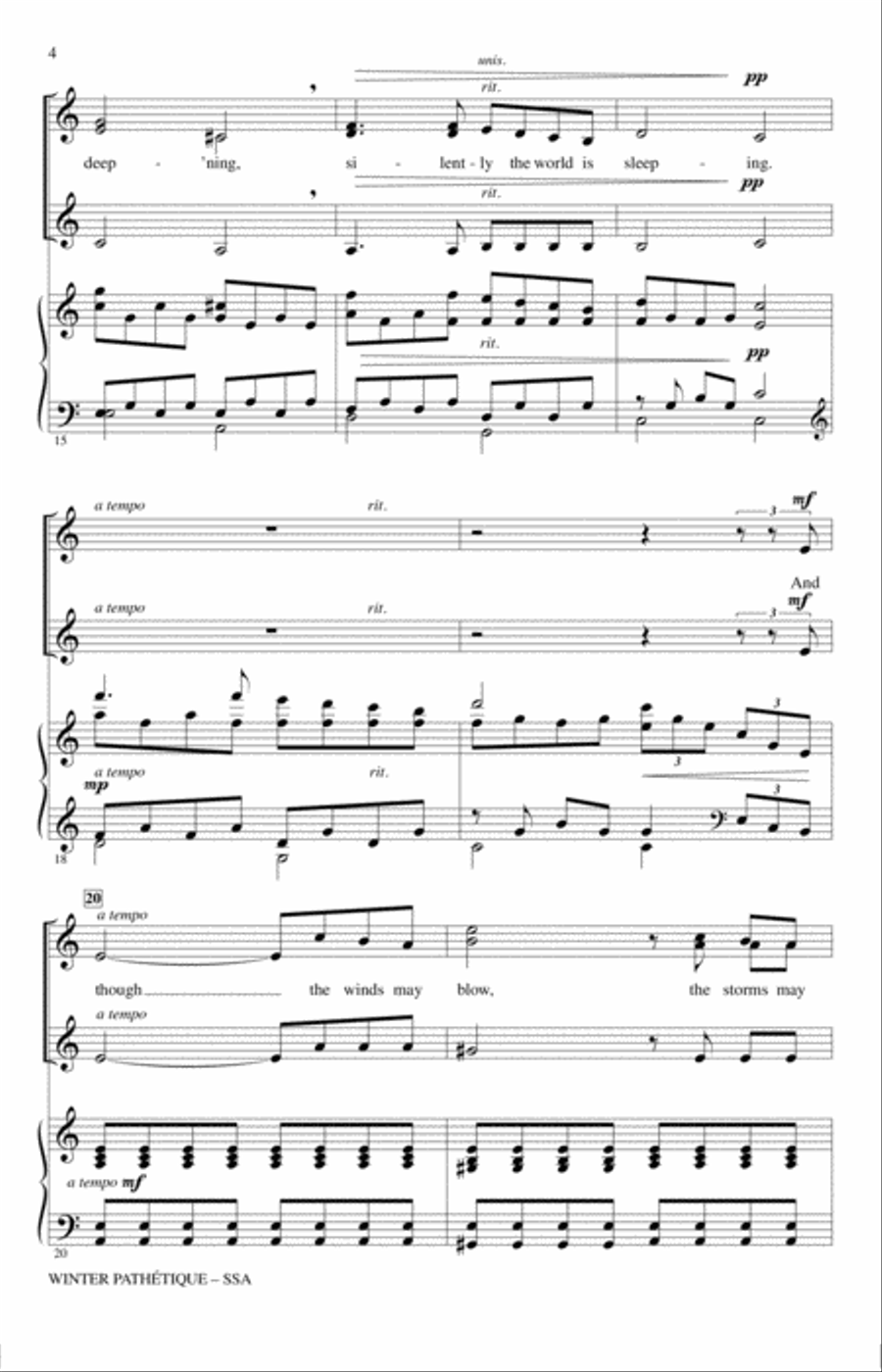 Winter Pathetique SSA scores gallery preview page 3