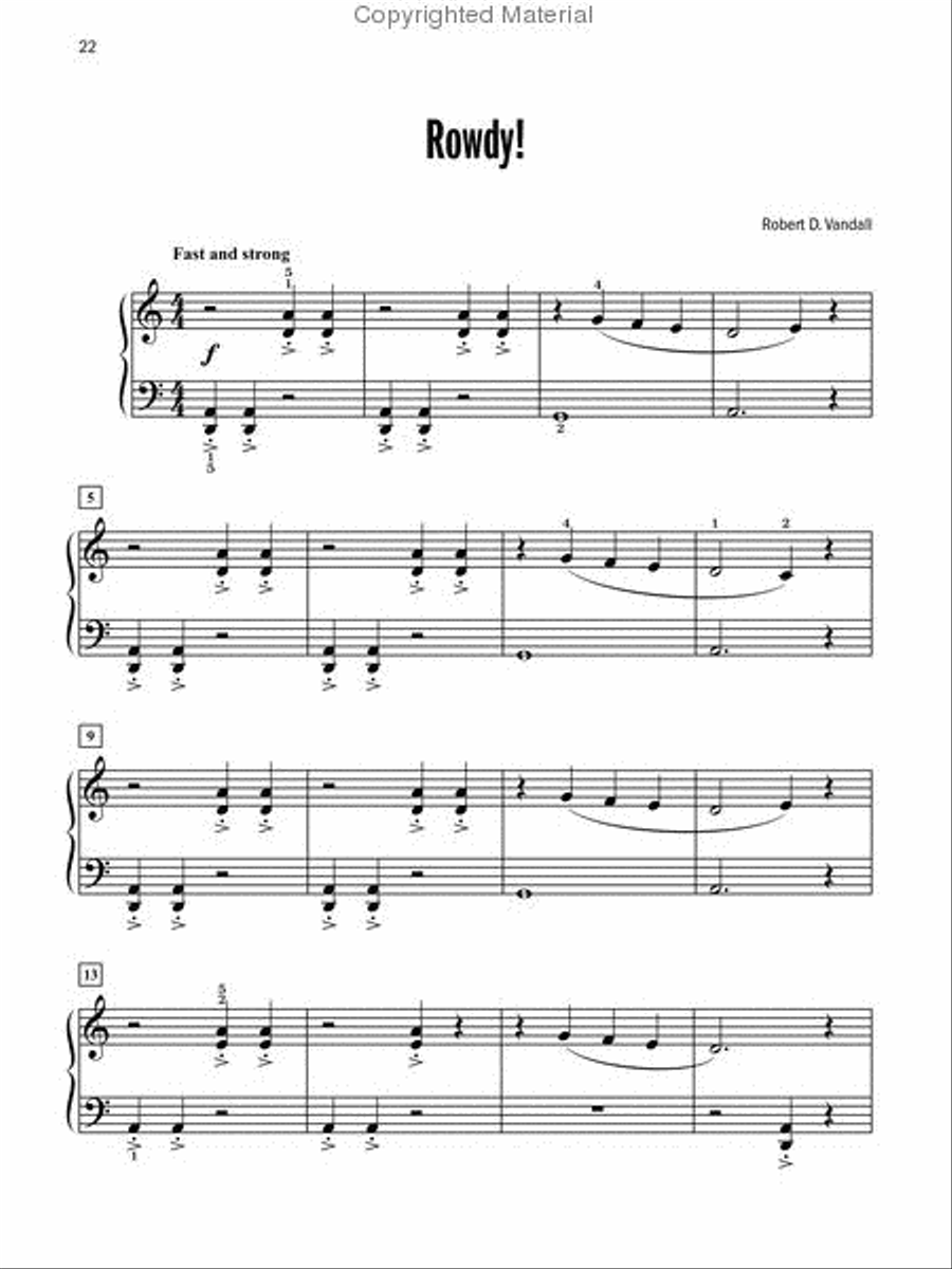 Celebrated Virtuosic Solos, Book 1 Easy Piano scores gallery preview page 5