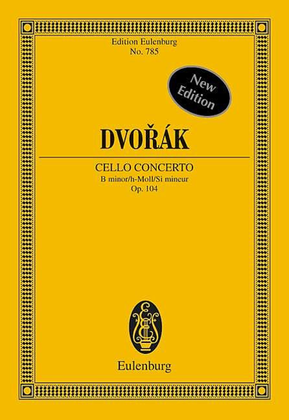 Book cover for Cello Concerto in B Minor, Op. 104