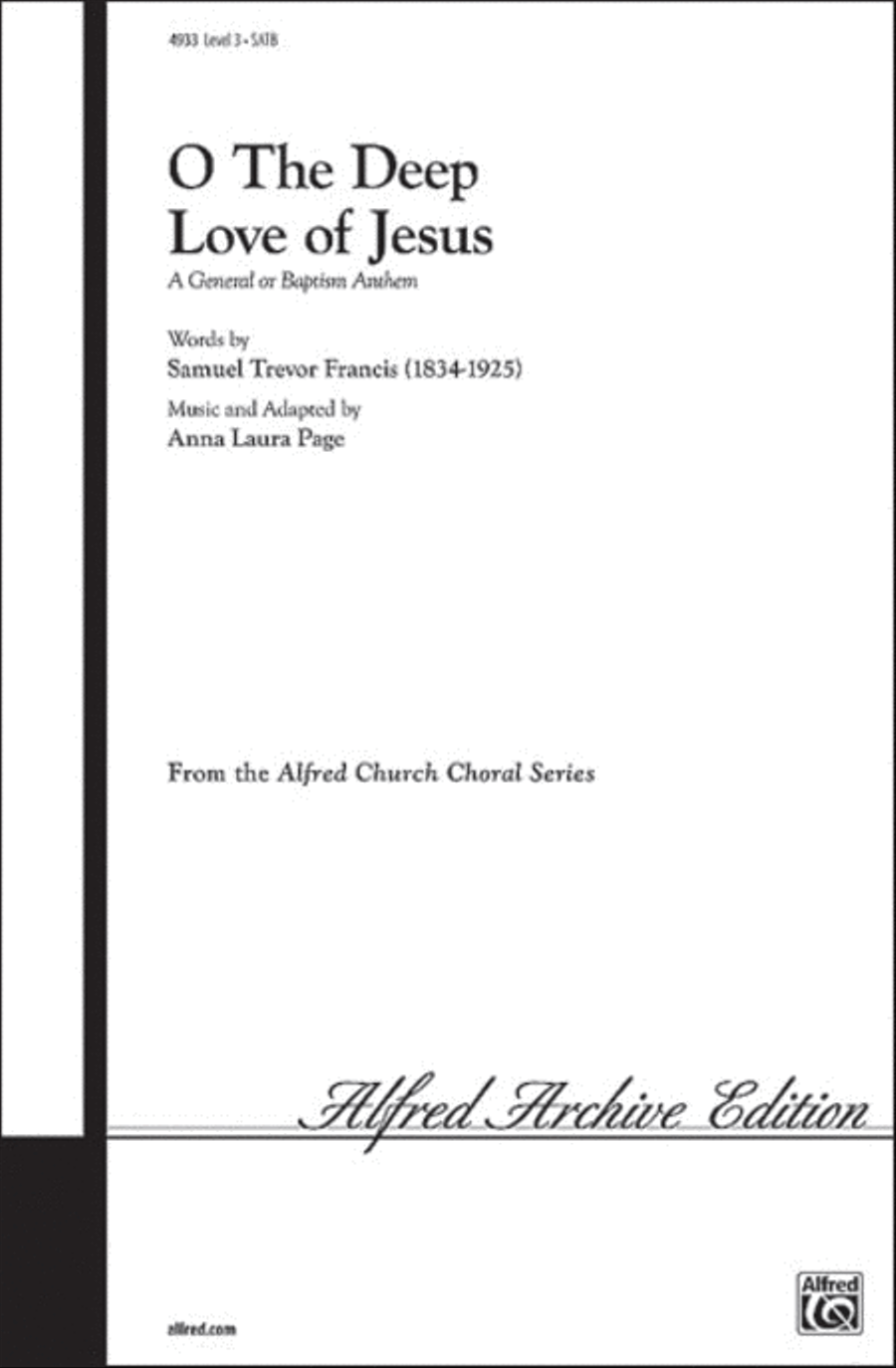 O the Deep Love of Jesus O the Deep Love of Jesus 4-Part scores gallery preview page 1