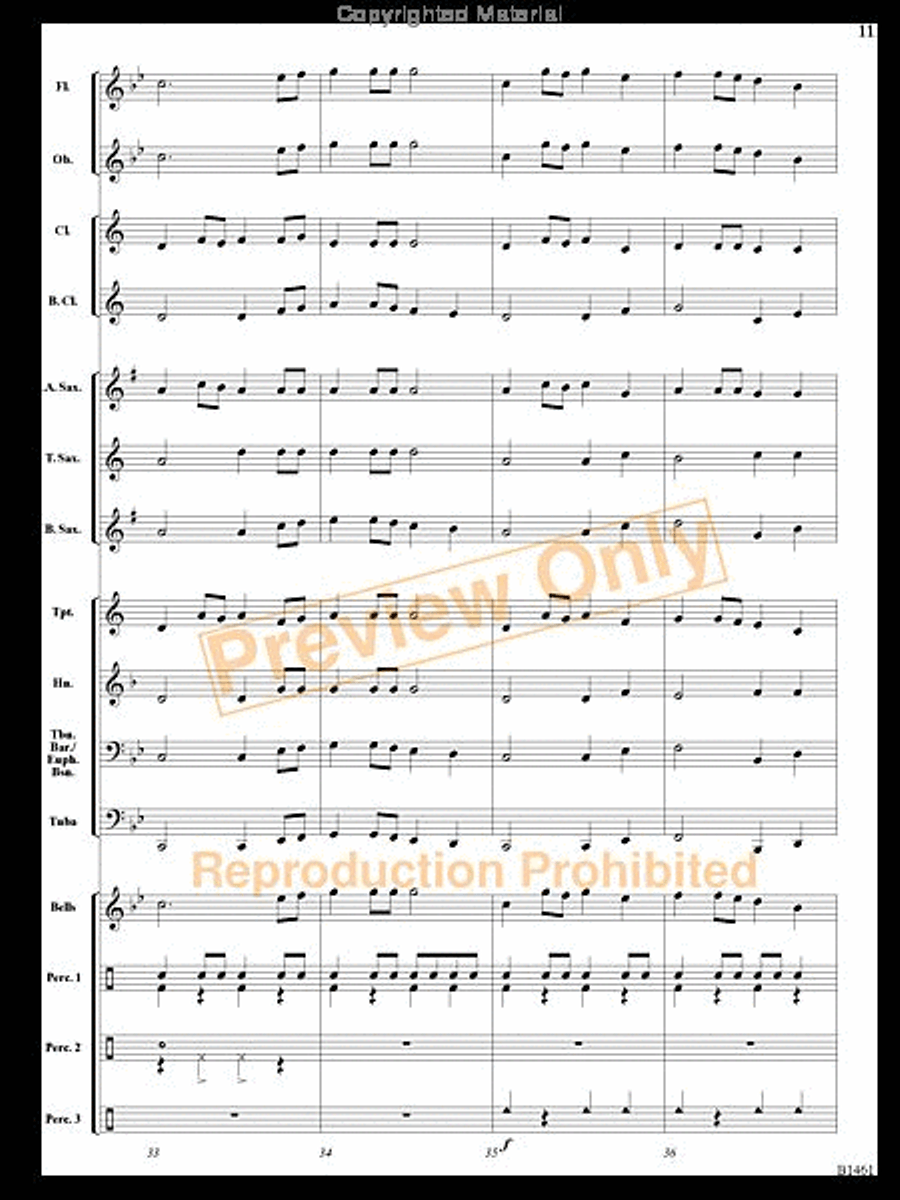 Chisholm Concert Band scores gallery preview page 10