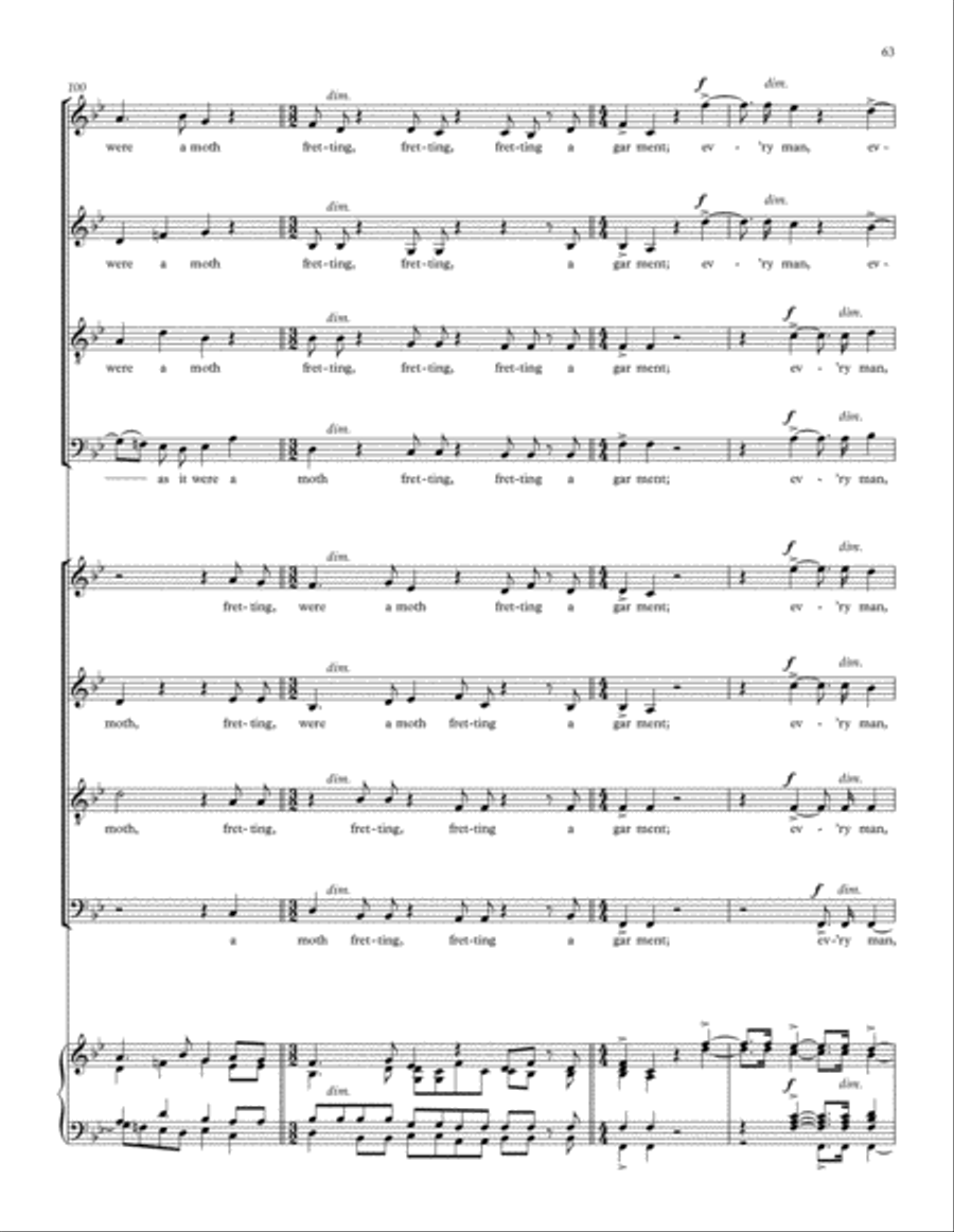 Songs of Farewell Divisi scores gallery preview page 79