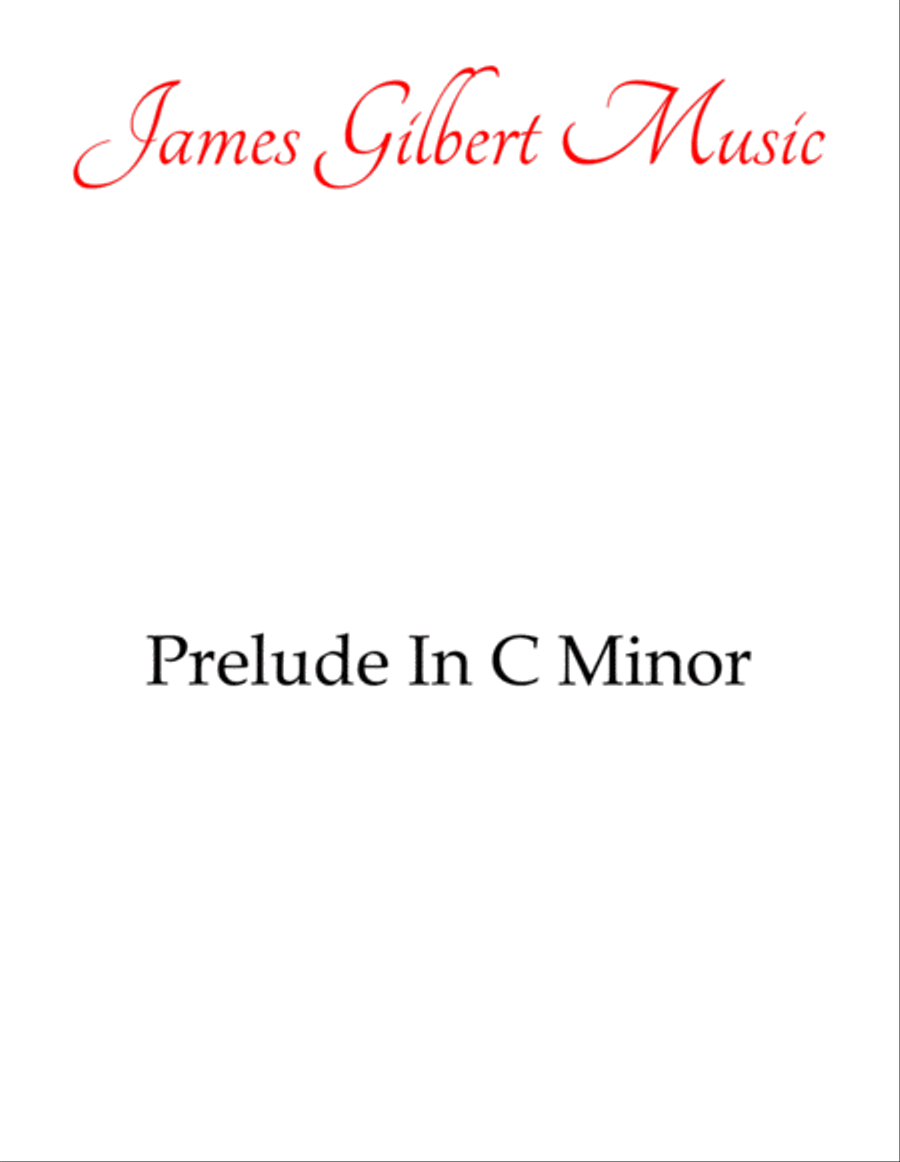 Prelude In C Minor Piano Method scores gallery preview page 1