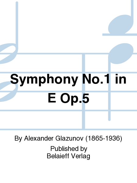 Symphony No. 1 in E Op. 5