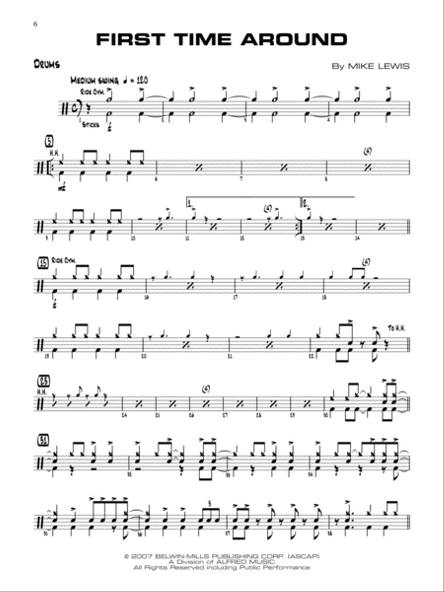 First Year Charts Collection for Jazz Ensemble Jazz Ensemble scores gallery preview page 4