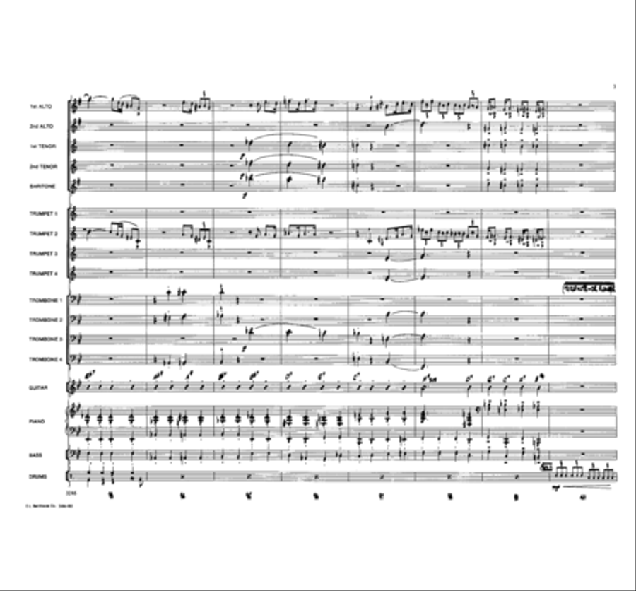 Swamp Water Blues Jazz Ensemble scores gallery preview page 6