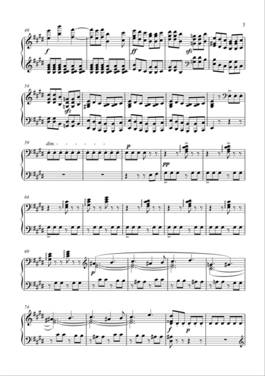 Debussy-Tarantelle styrienne for piano solo Piano Solo scores gallery preview page 4