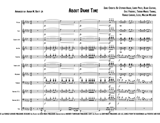 Book cover for About Damn Time - Score Only