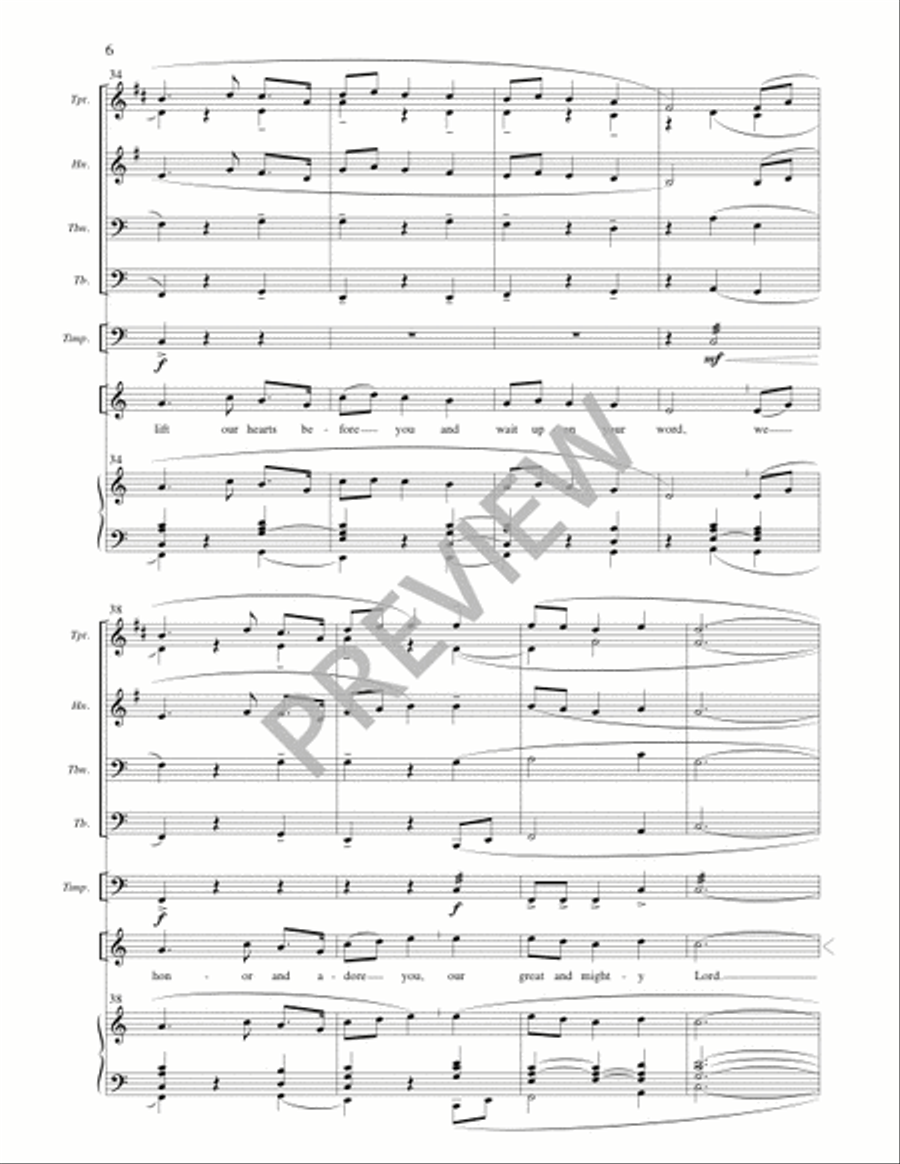 O God beyond All Praising - Full Score and Parts O God beyond All Praising - Full Score and Parts Bassoon scores gallery preview page 7
