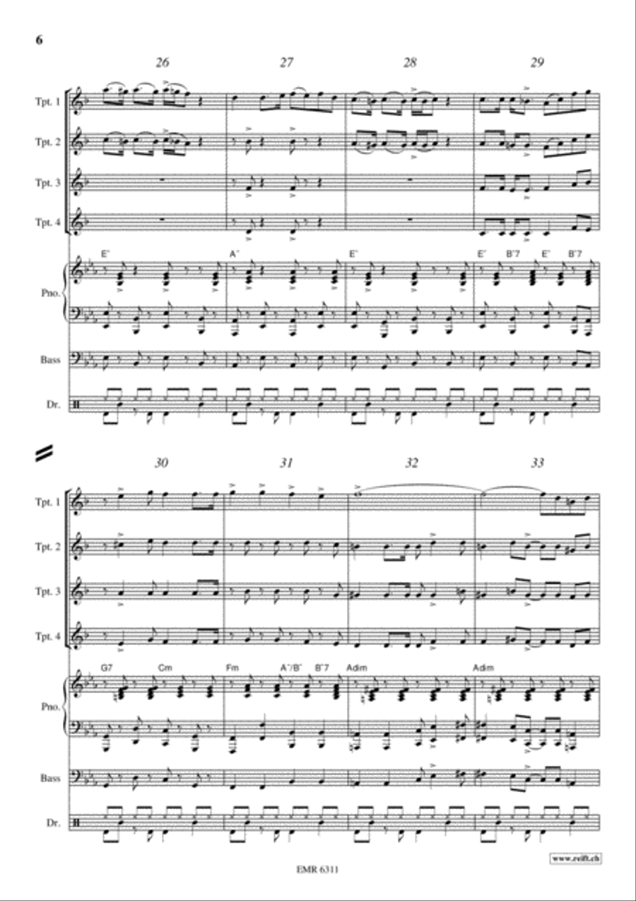 Battle Hymn Of The Republic Trumpet scores gallery preview page 6