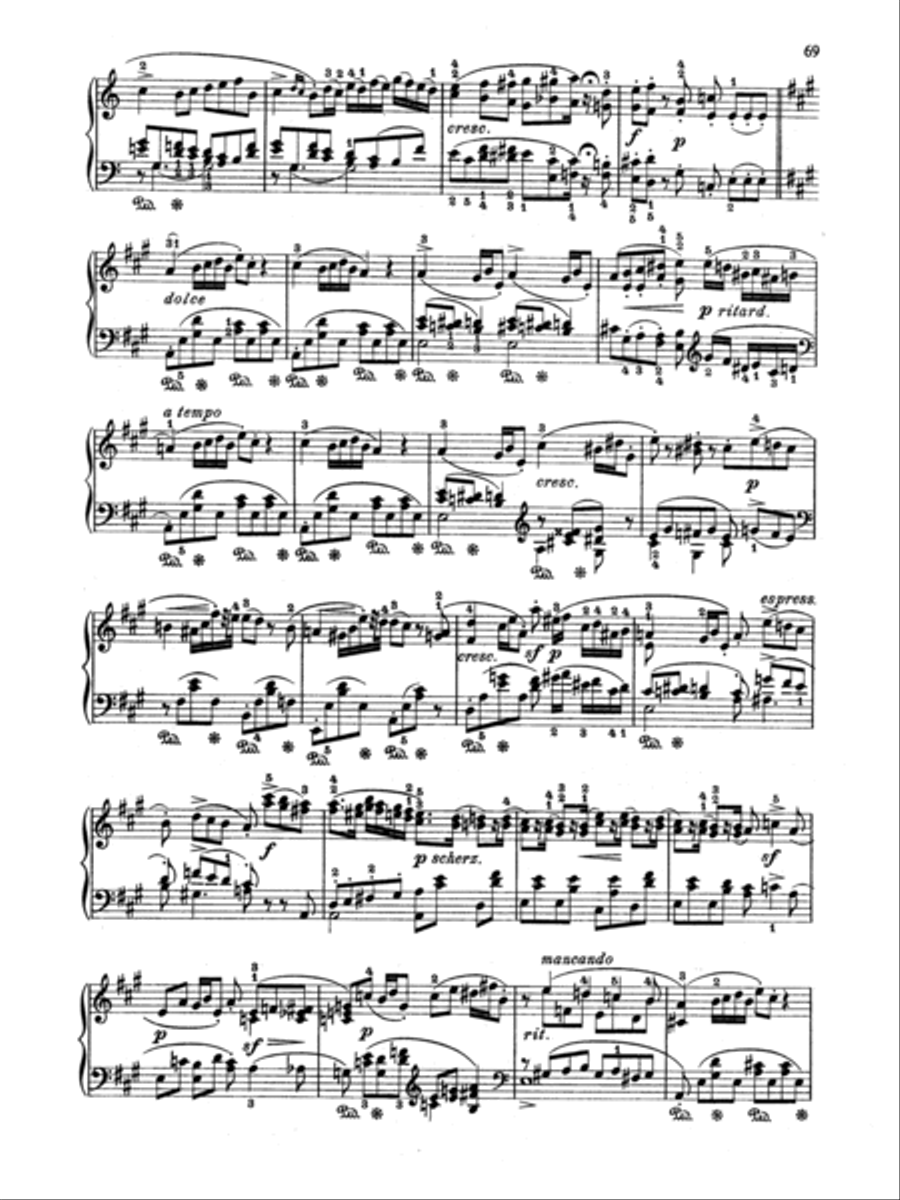 Nocturne C dur Piano Solo scores gallery preview page 2