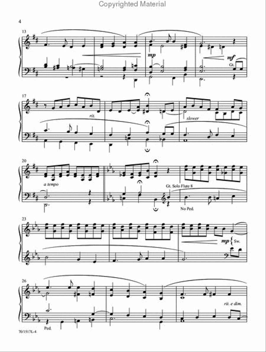 Come to the Altar Organ Solo scores gallery preview page 3