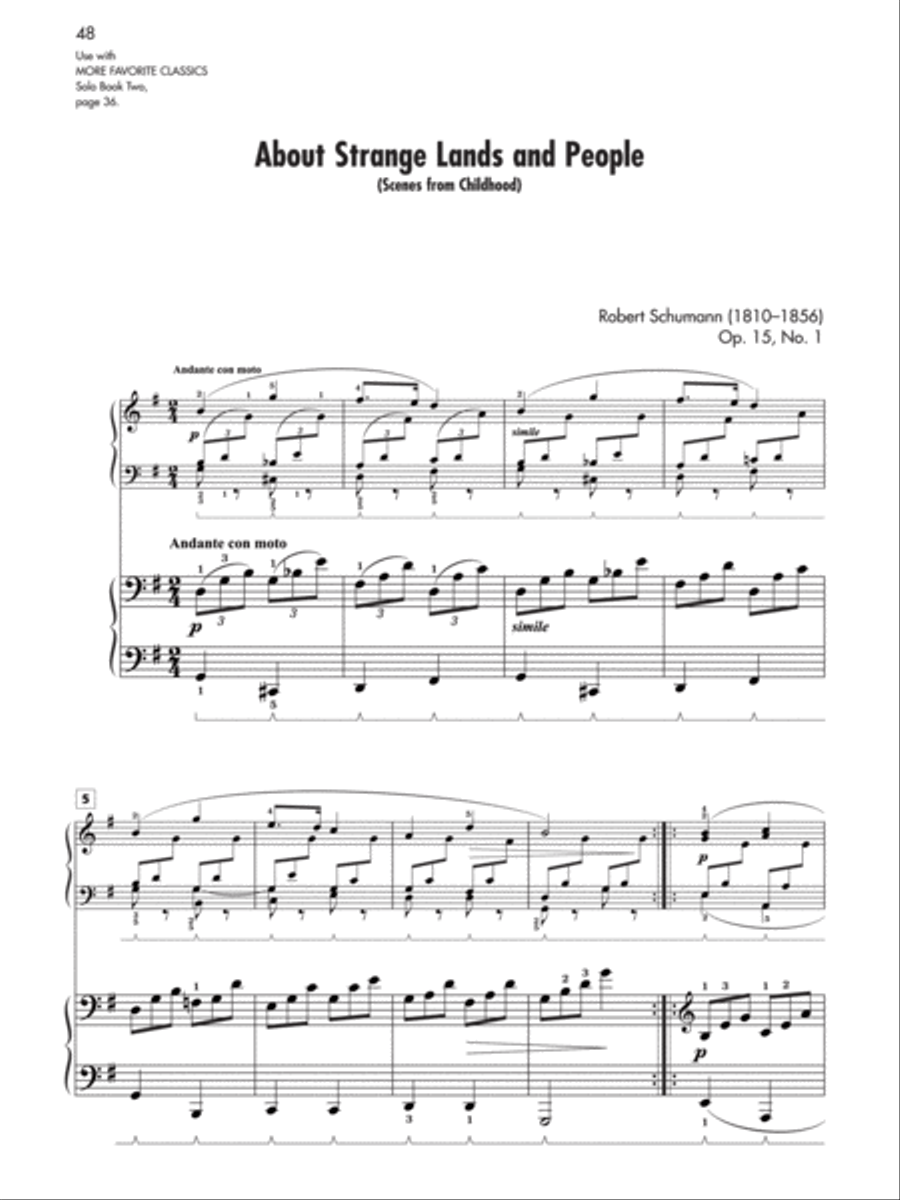 More Favorite Classics, Book 2 Piano Solo scores gallery preview page 3