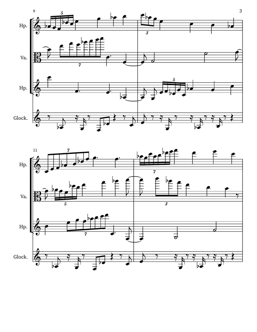 Children's Musing 31 Small Ensemble scores gallery preview page 3