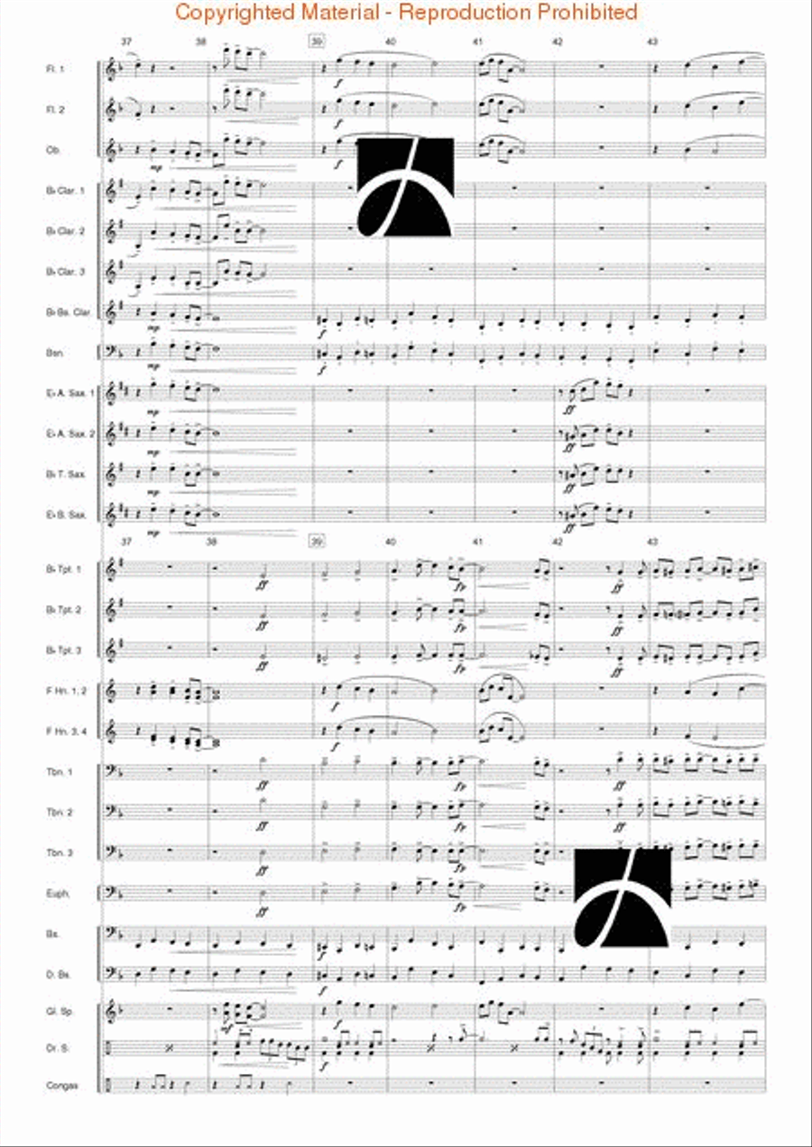 Pilgrims' Swing Concert Band scores gallery preview page 6
