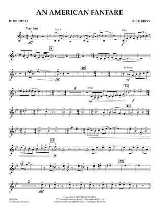 An American Fanfare - Bb Trumpet 2
