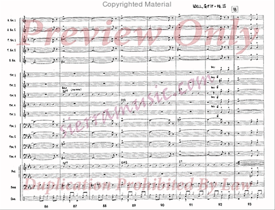 Well, Git It Well, Git It Jazz Ensemble scores gallery preview page 13